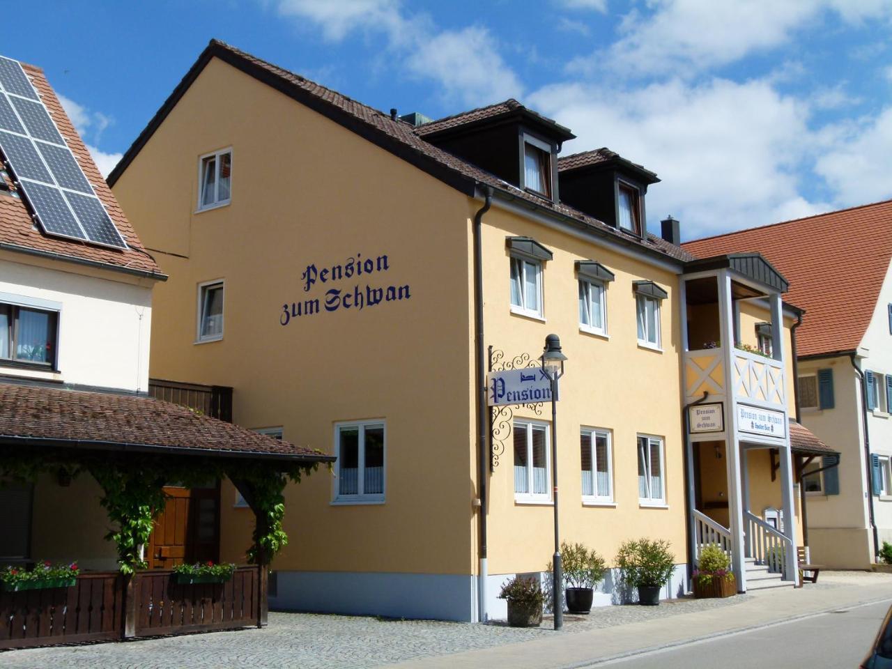 Pension "Zum Schwan" Muhr am See Exterior photo
